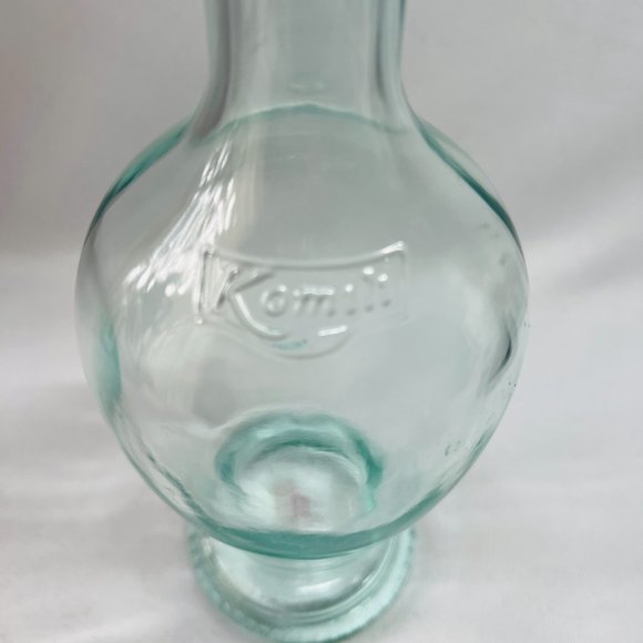 Vetreria Etrusca VE Spirit Wine Bottle Vintage Green Glass Made in Italy 16 oz - Picture 4 of 9